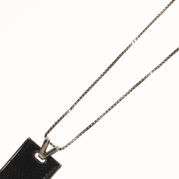 LOUIS VUITTON Damier Graphite Pandantif Soho Necklace - Picture 12 of 15